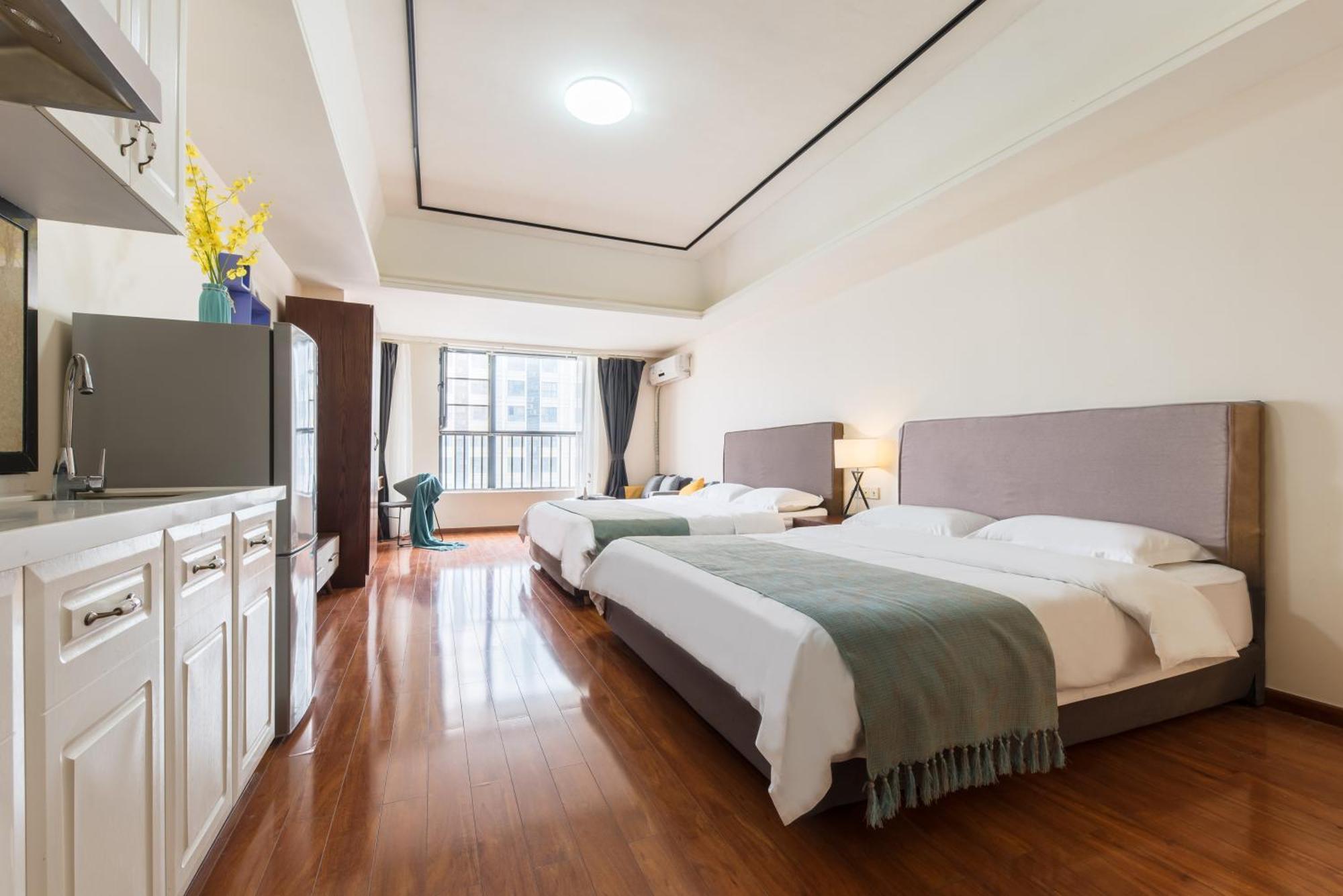 Live Inn Guangzhou Luogang Wanda Plaza Branch Bagian luar foto